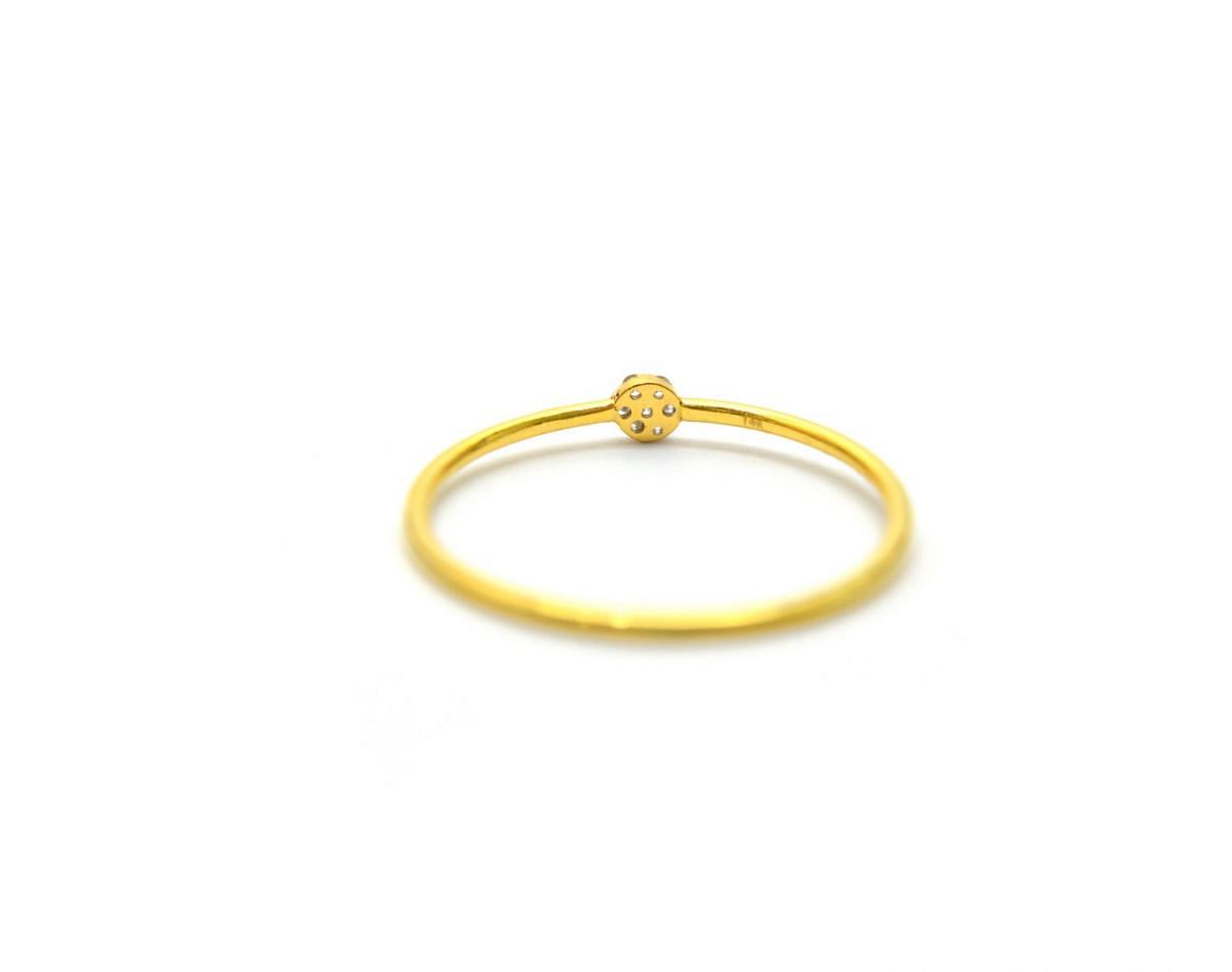 Amazon.com: namana Dainty Gold Ring for Women with a Single Green Square  Stone, Cute Emerald Green Ring for Women, Adjustable Gold Rings for Women,  Simple Emerald Green Rings for Women and Teen