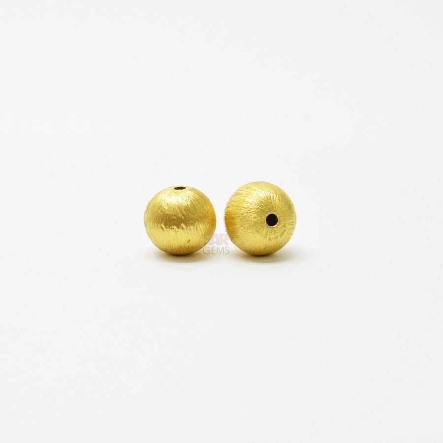 Buy 18K Solid Yellow Gold Roundel Shape Plain Lining Finishing 12,5X12mm  Bead, for Women