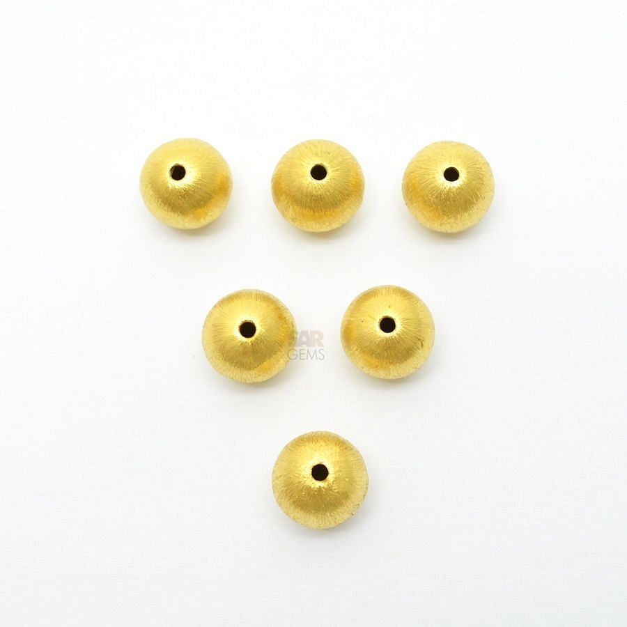 9mm Baseball Bead, Rhodium Finish, 1 Piece - Golden Age Beads