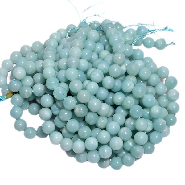 Amazonite Plain Stone Beads -12MM( Round Ball Shape)
