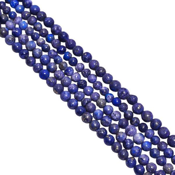 Lapis Smooth Beaded Beads Round Shape Strand In 4.5mm 
