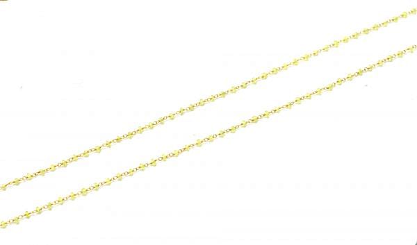  14k Solid Gold Necklace In Roundel Shape With 2MM Size - SGGRC-137