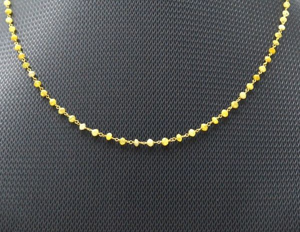 Stunning  14k Solid Gold Necklace in Roundel Shape - 2MM, SGGRC-156