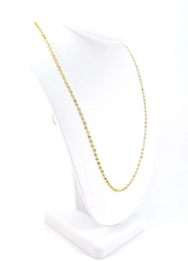  14k Solid Gold Necklace In Roundel Shape, 1.50 -2MM Size - SGGRC-159