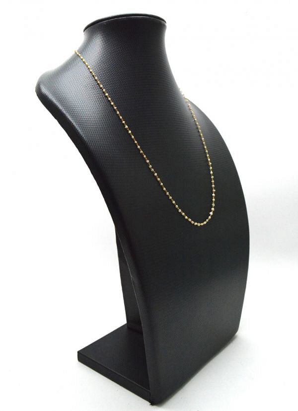  14k Solid Gold Necklace With Natural White Diamond Stones, 1.50 - 2MM - SGGRC-163