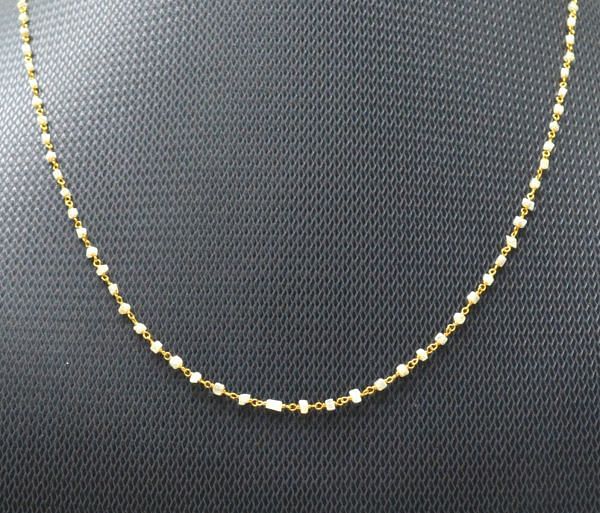  14k Solid Gold Necklace In Cube Shape With 1.00 - 1.50 MM Size - SGGRC-164