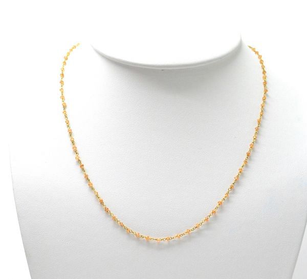  Impressive 14k Solid yellow Gold Necklace In 2mm Size, SGGRC-215
