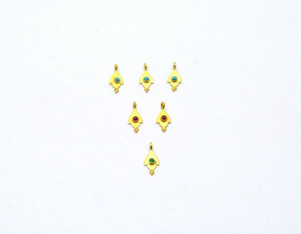  18K Solid Yellow Gold Fancy  Charm Pendant    - SGTAN-0771, Sold By 1 Pcs.