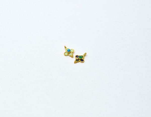  18K Solid Gold Charm Pendant With 12X8X3mm Size - SGTAN-786, Sold By 1 Pcs.