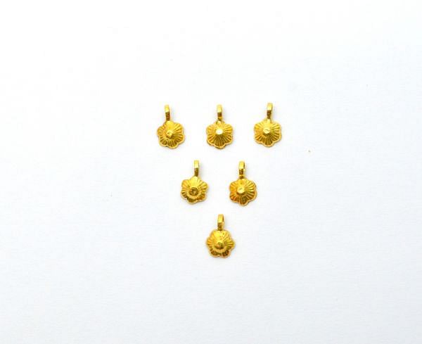  18k Solid Gold Charm Pendant -  8X5X2mm Size - SGTAN-0872 Sold by 1 Pcs