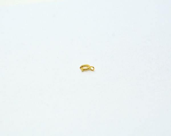 Handcrafted 18k Solid Yellow Gold Lobster Lock in Matt Finish. 7.5X5mm Beautiful Lobster Lock in 18k Solid Gold, (Sold By 5 Piece)