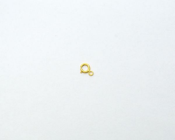 Amazingly Handmade 18k Solid Yellow Gold Lobster Lock in Matt Finish. 7X4mm Beautiful Lobster Lock in 18k Solid Gold, Sold By 2 Piece