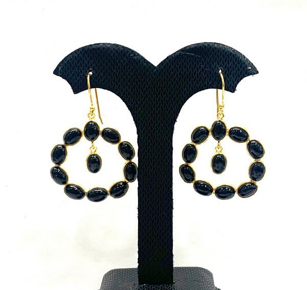 Beautiful Handmade 925 Sterling Silver Earring in Natural Black Spine - 4.1Cm,Sold By 1 Pair