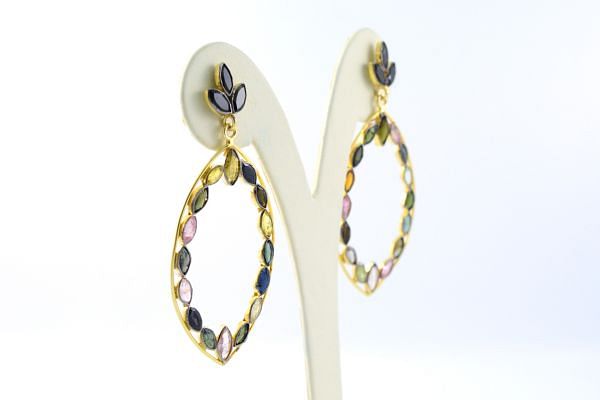   925 Sterling Silver Earring in 6.3cm Size , Sold By1Pair 