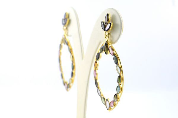   925 Sterling Silver Earring in 6.3cm Size , Sold By1Pair 