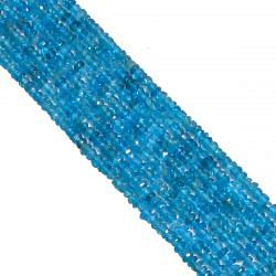 Neon Apatite Stone Beads Strand, 2.5mm in Roundel Shape 