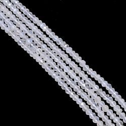 Moon Stone 4mm Fine Faceted Roundel Beads Strand, Natural Moonstone Faceted Beads, Natural Moonstone Roundel Beads