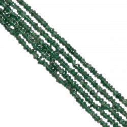 Green Onyx 3.5-4mm Fine Faceted Roundel Beads Strand, Green Onyx Fine Faceted Roundel Beads, Green Onyx Stone Beads