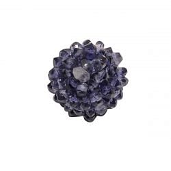 Amethyst Faceted Beaded Beads - 14x12mm (Roundel Shape)