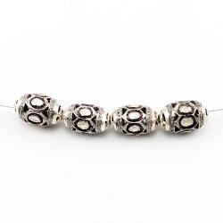 925 Sterling Silver Pave Diamond Beads In Oval Shape With 18.50X11MM , F-1539