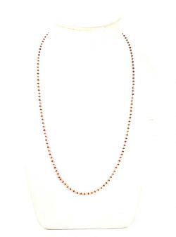  14k  Solid Gold Necklace With Ruby Stone In 2.50 MM Size  , SGGRC-116