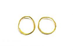 Amazing 18K Yellow Gold Handmade Wire in Plain Shiny Finish. 0.2 mm Beautiful Wire in Solid 18k Yellow Gold. Sold by 1 pcs
